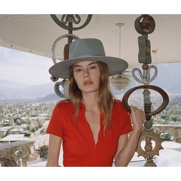 Lack Of Color Wool Hat Women’s Fedora In Stone Small 58 Cm - Picture 1 of 10